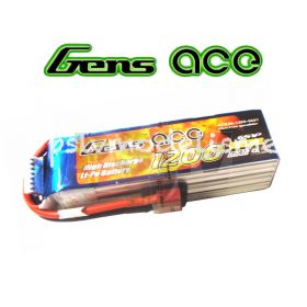 ACE20-1200-0601   Gens ace 1200mAh 22.2V 40C 6S1P Lipo  